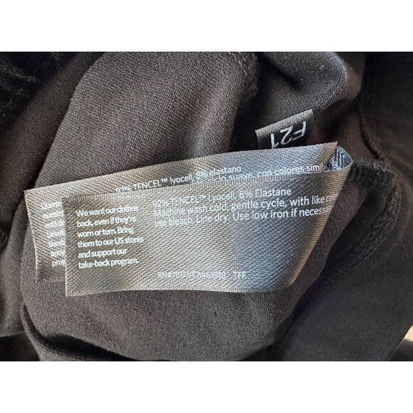 Eileen Fisher Womens Medium Black Pull on Pant Pockets Casual Office Stretch - Picture 5 of 6